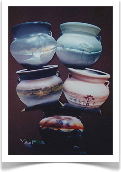 Hand Painted Pots For Your Garden in Austin